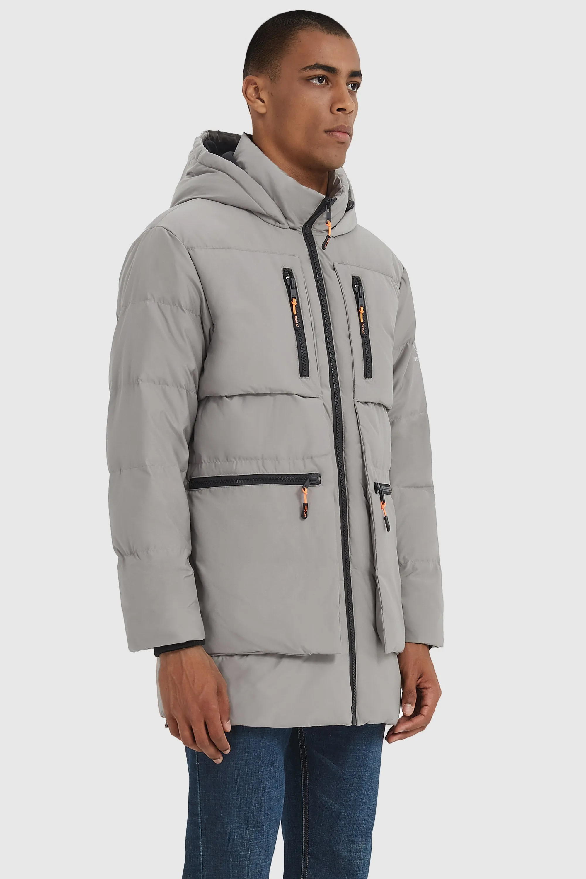 092 Classics Hooded Thickened Windproof Down Jacket