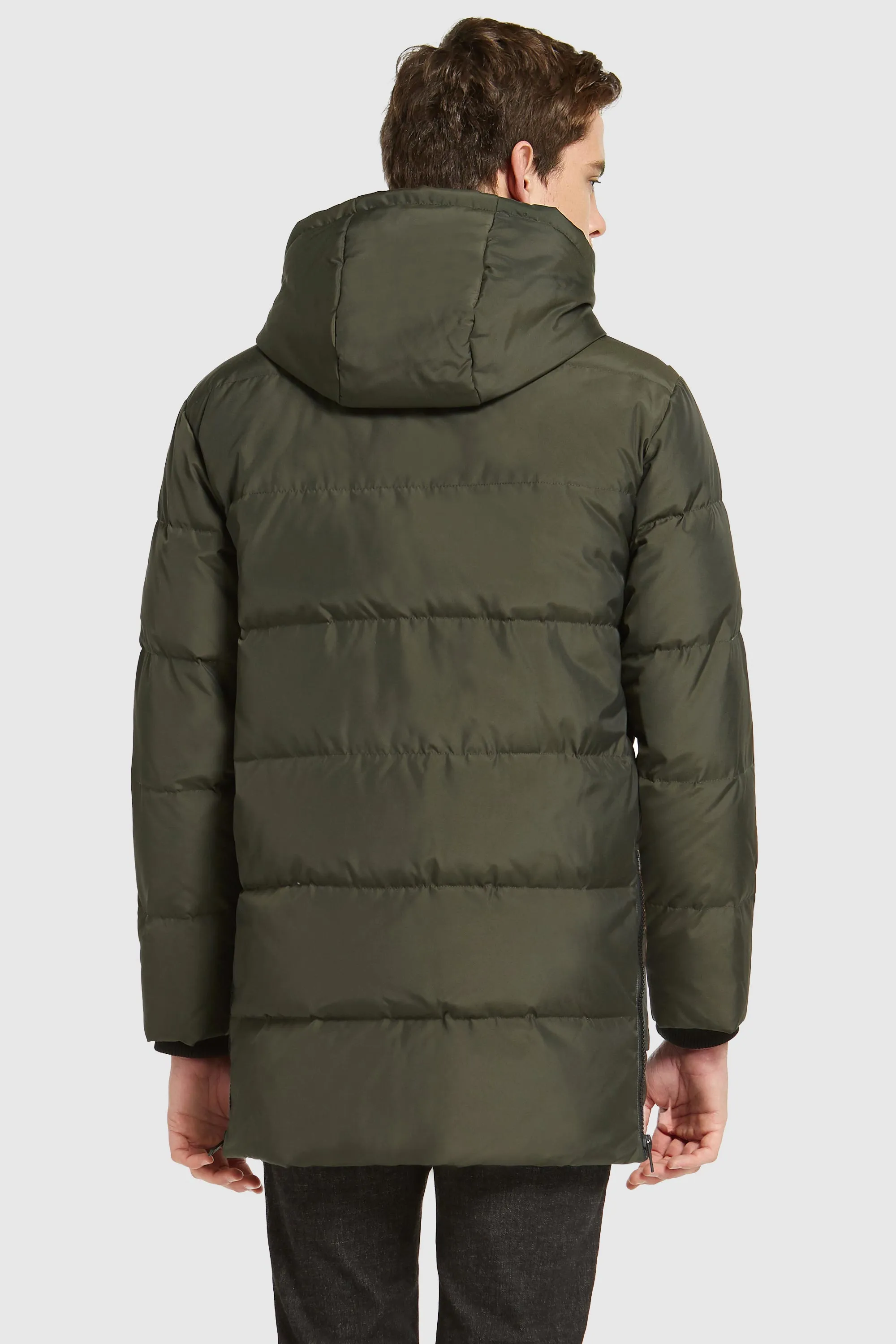 092 Classics Hooded Thickened Windproof Down Jacket