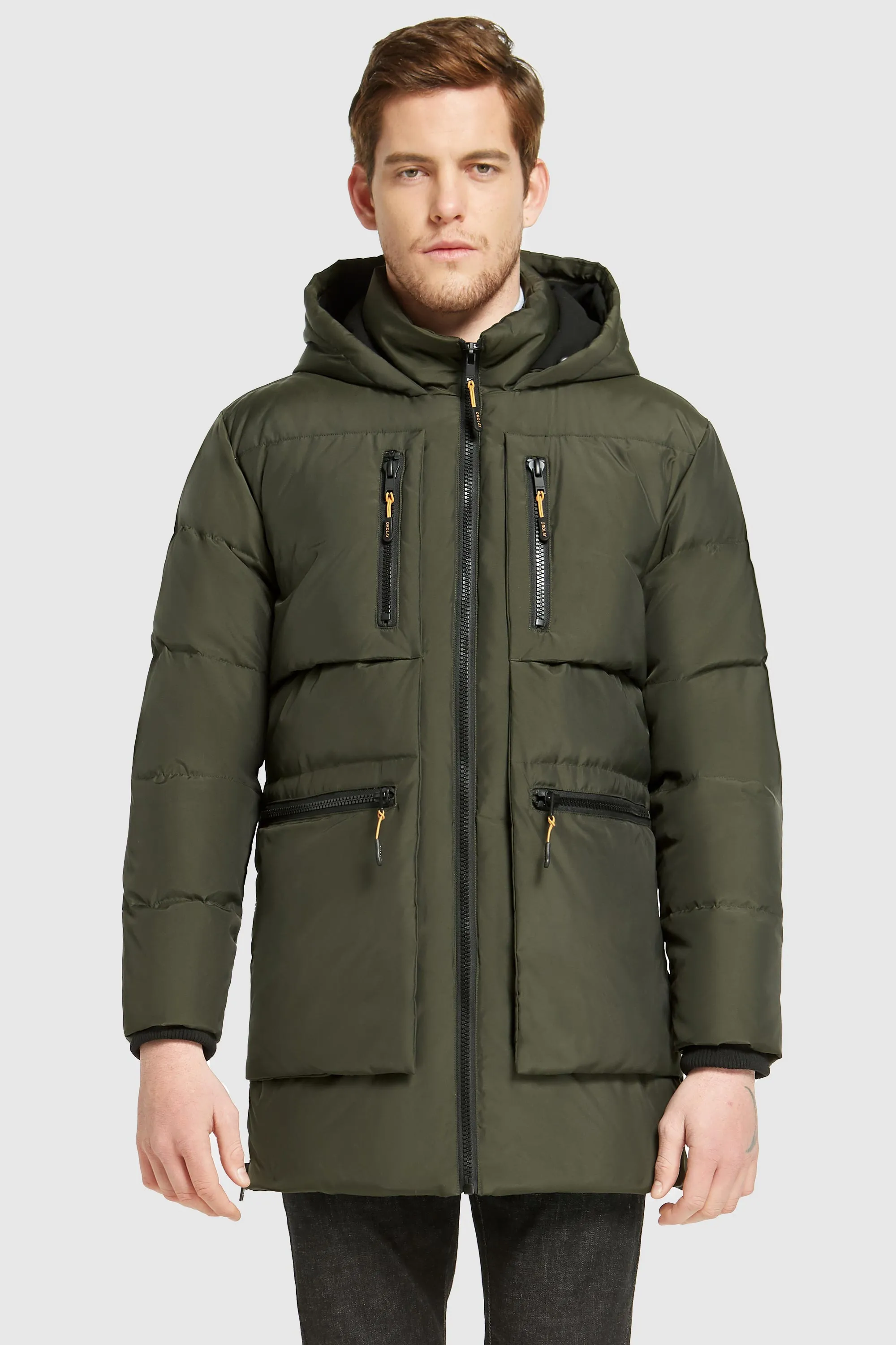 092 Classics Hooded Thickened Windproof Down Jacket