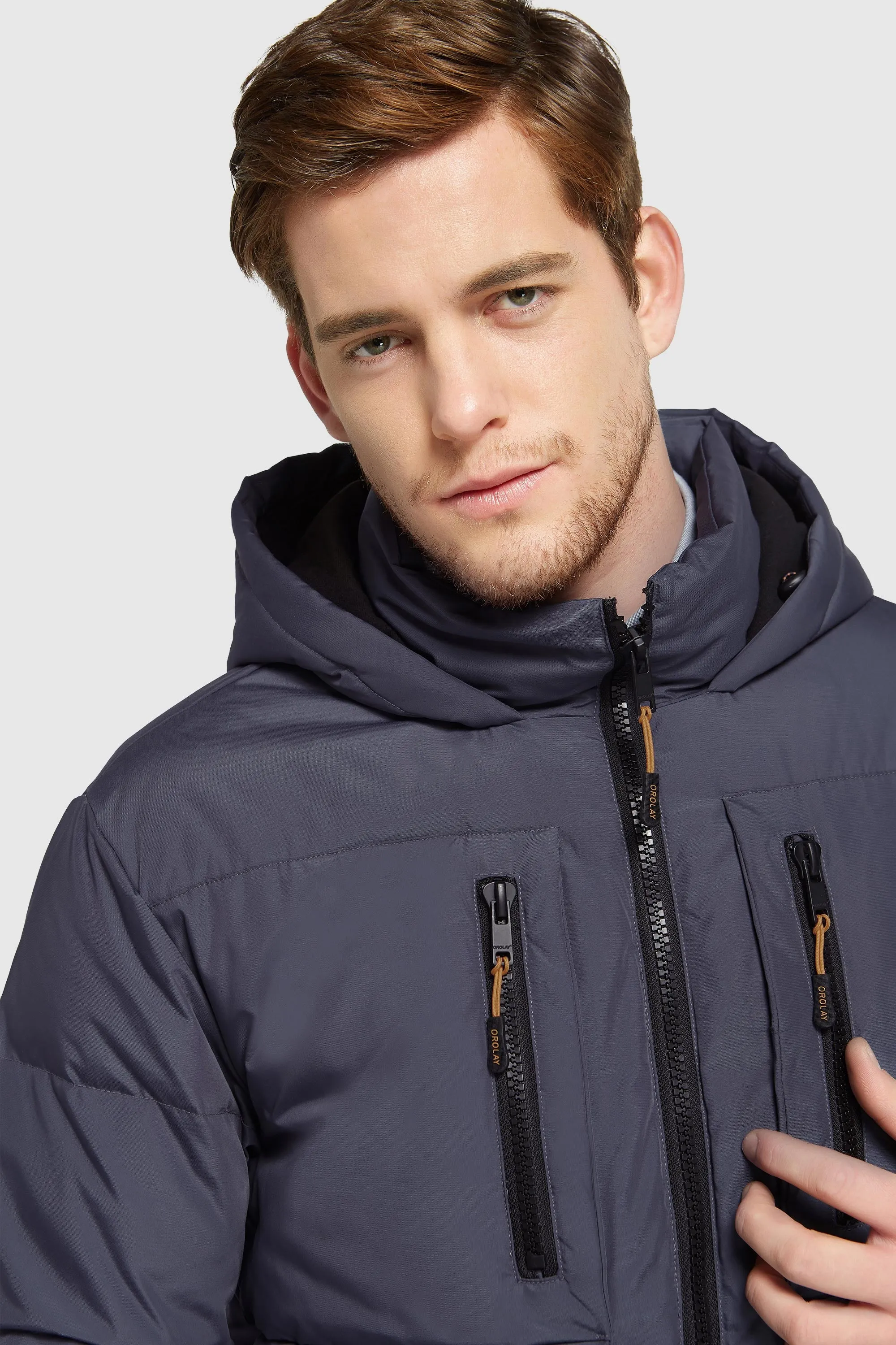 092 Classics Hooded Thickened Windproof Down Jacket