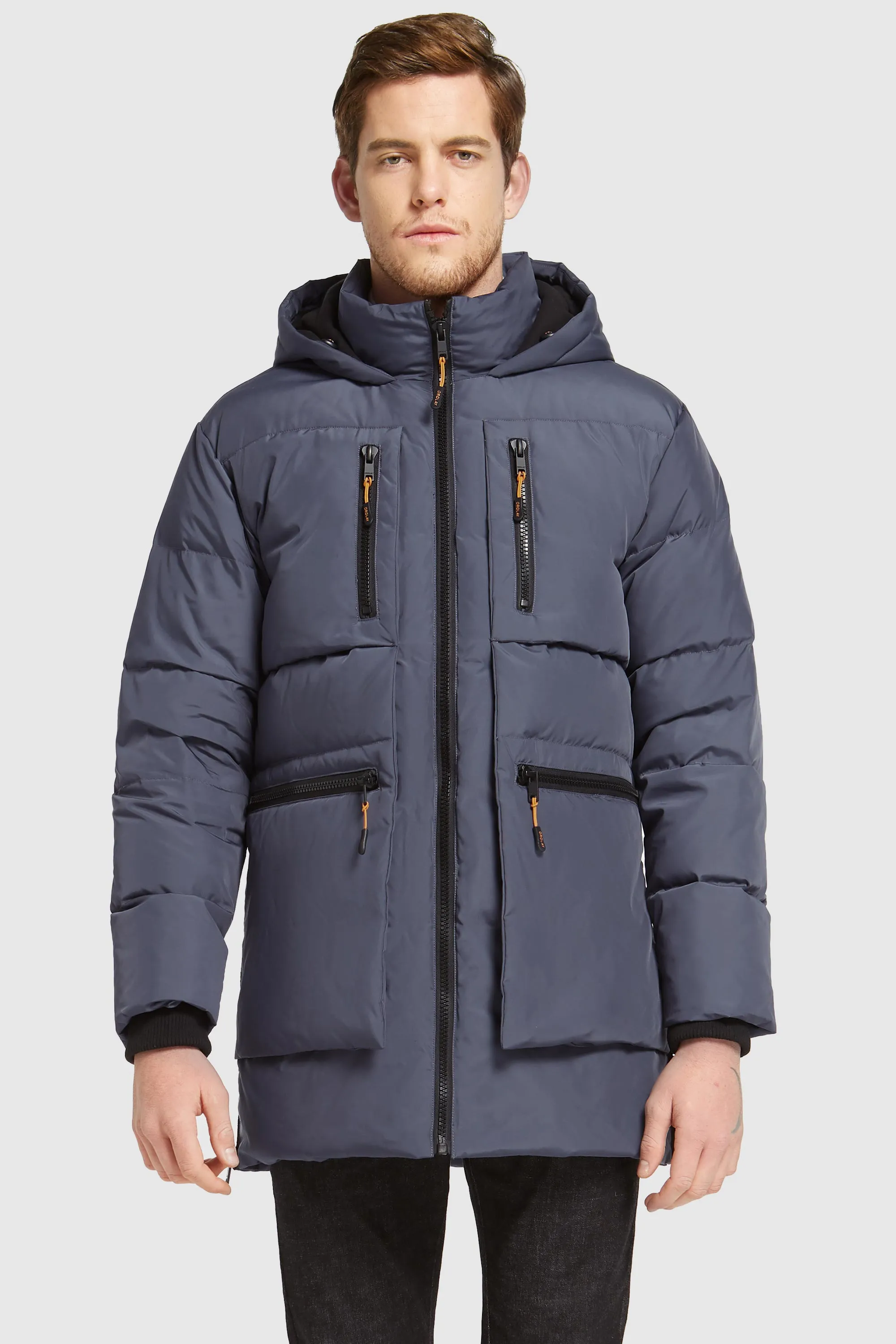 092 Classics Hooded Thickened Windproof Down Jacket