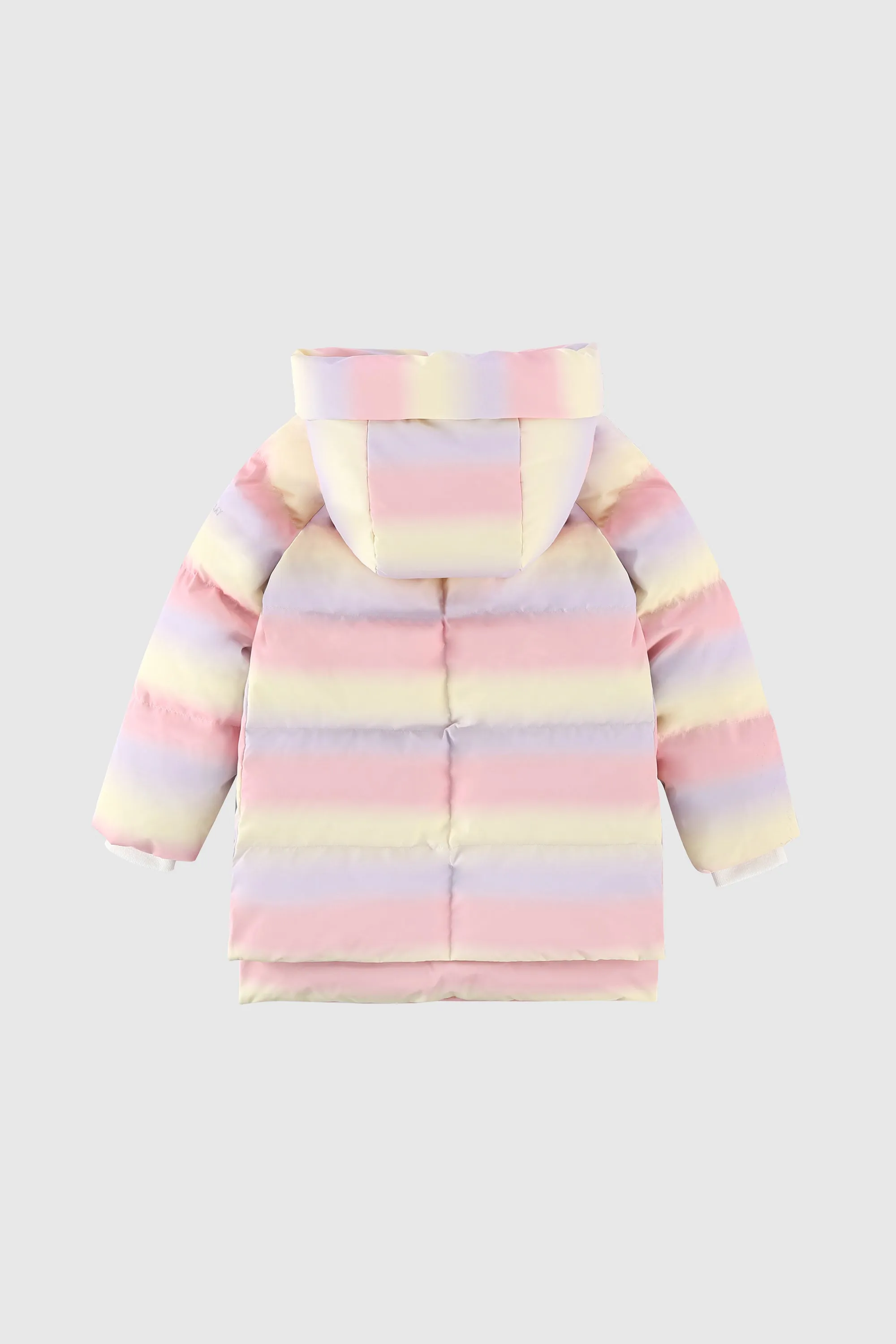 092 Colorlay Colorful Reflective Down Jacket for Kids