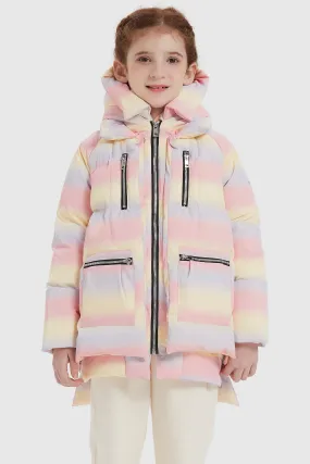 092 Colorlay Colorful Reflective Down Jacket for Kids