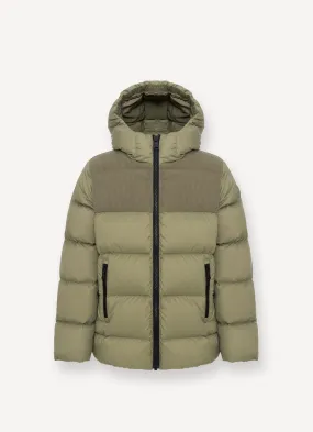 3436-BOYS DOWN JACKET-Muddy