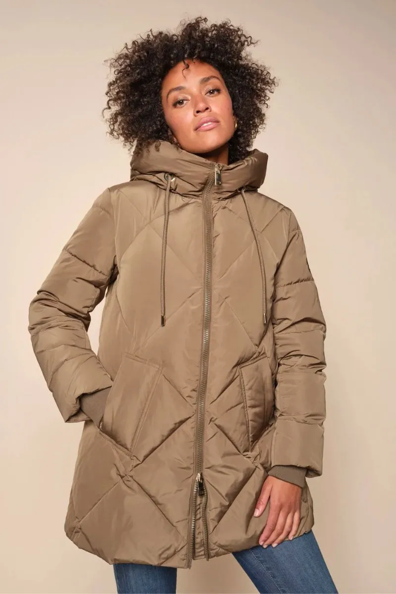 Aimee Down Jacket | Capers Green | Jakke fra Mos Mosh