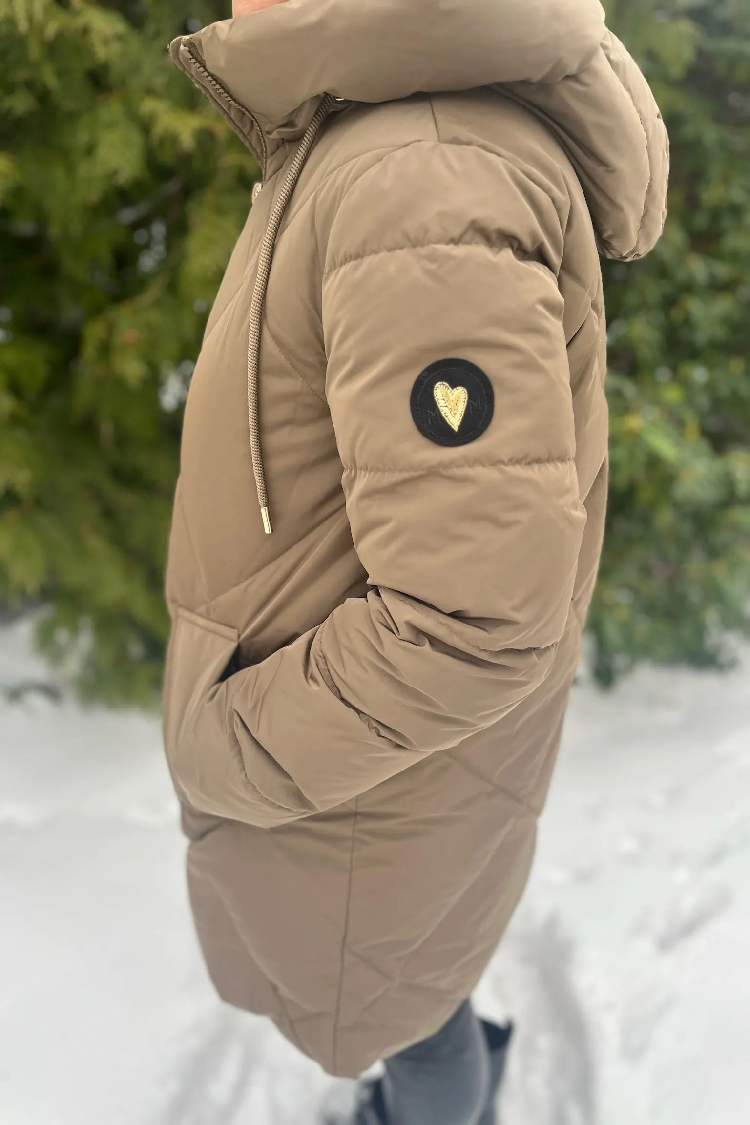 Aimee Down Jacket | Capers Green | Jakke fra Mos Mosh