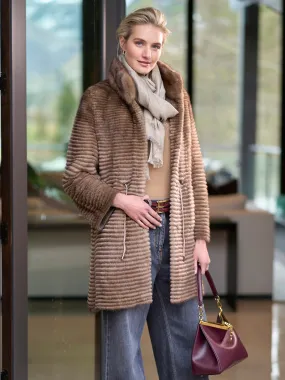 Ainsley Reversible Mink Coat