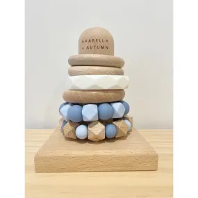 Arabella   Autumn Universe Teething Stacker - Blue