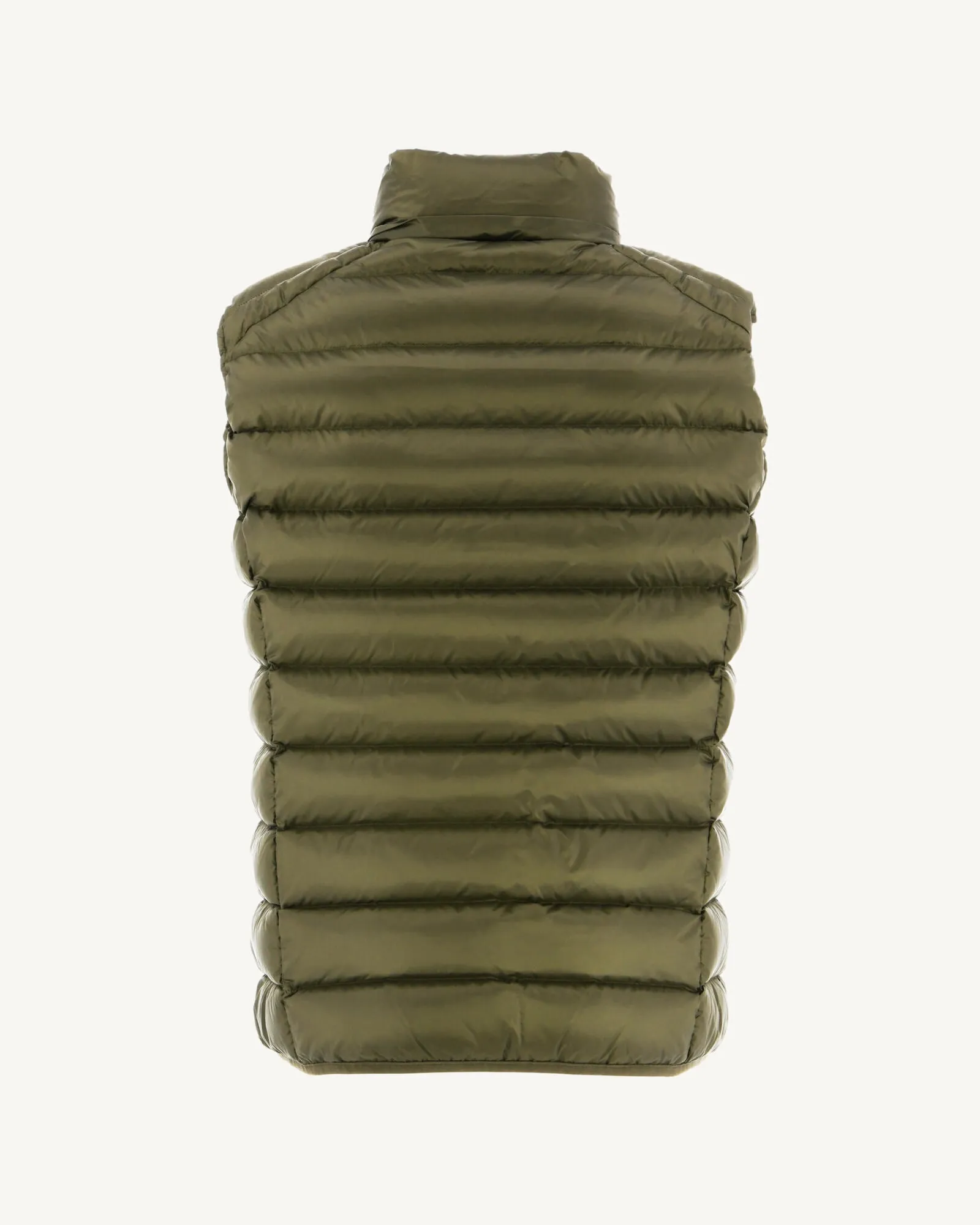 Army Sleevless down jacket Silver