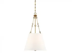 Austin 4 Light Warm Brass Pendant