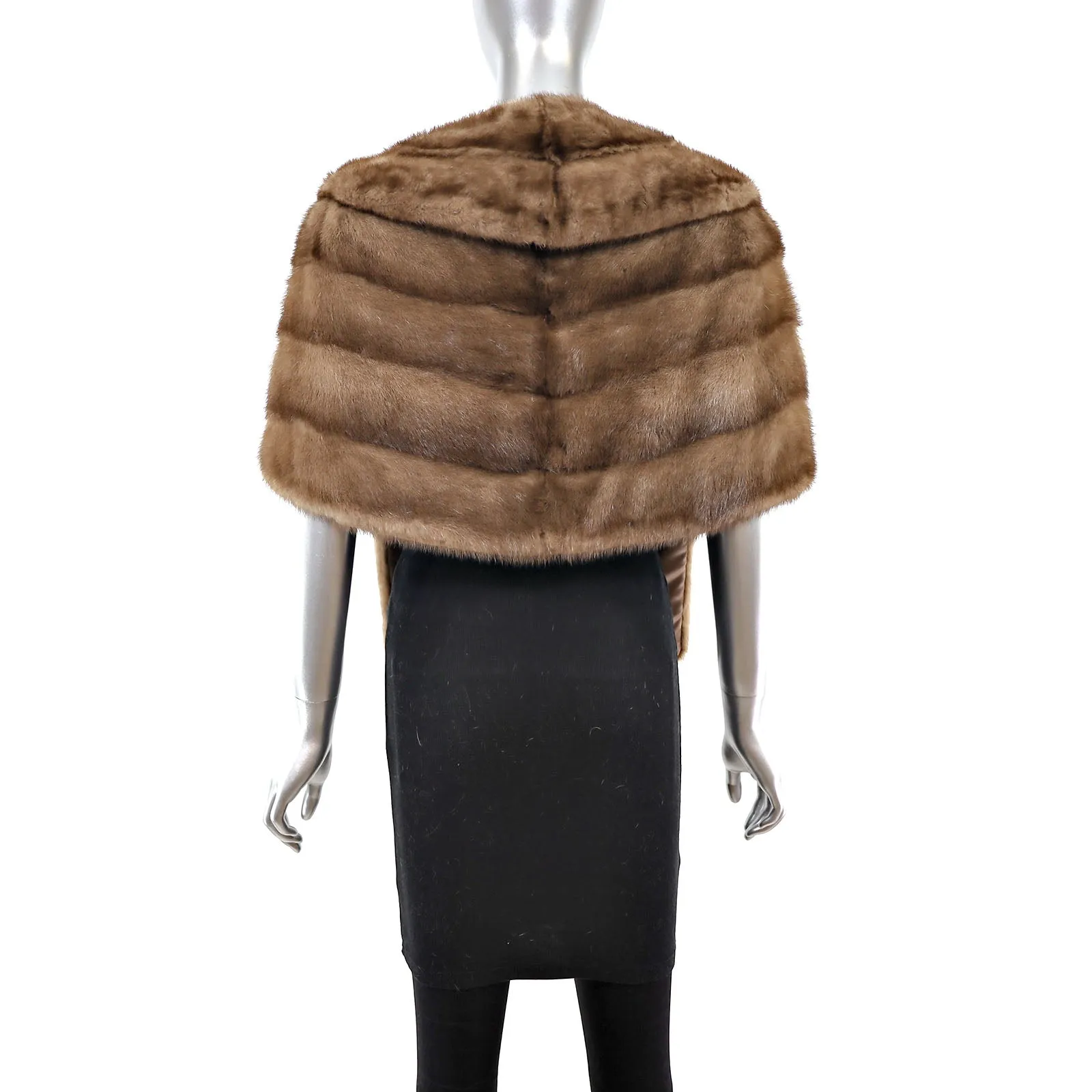 Autumn Haze Mink Stole- Size Free