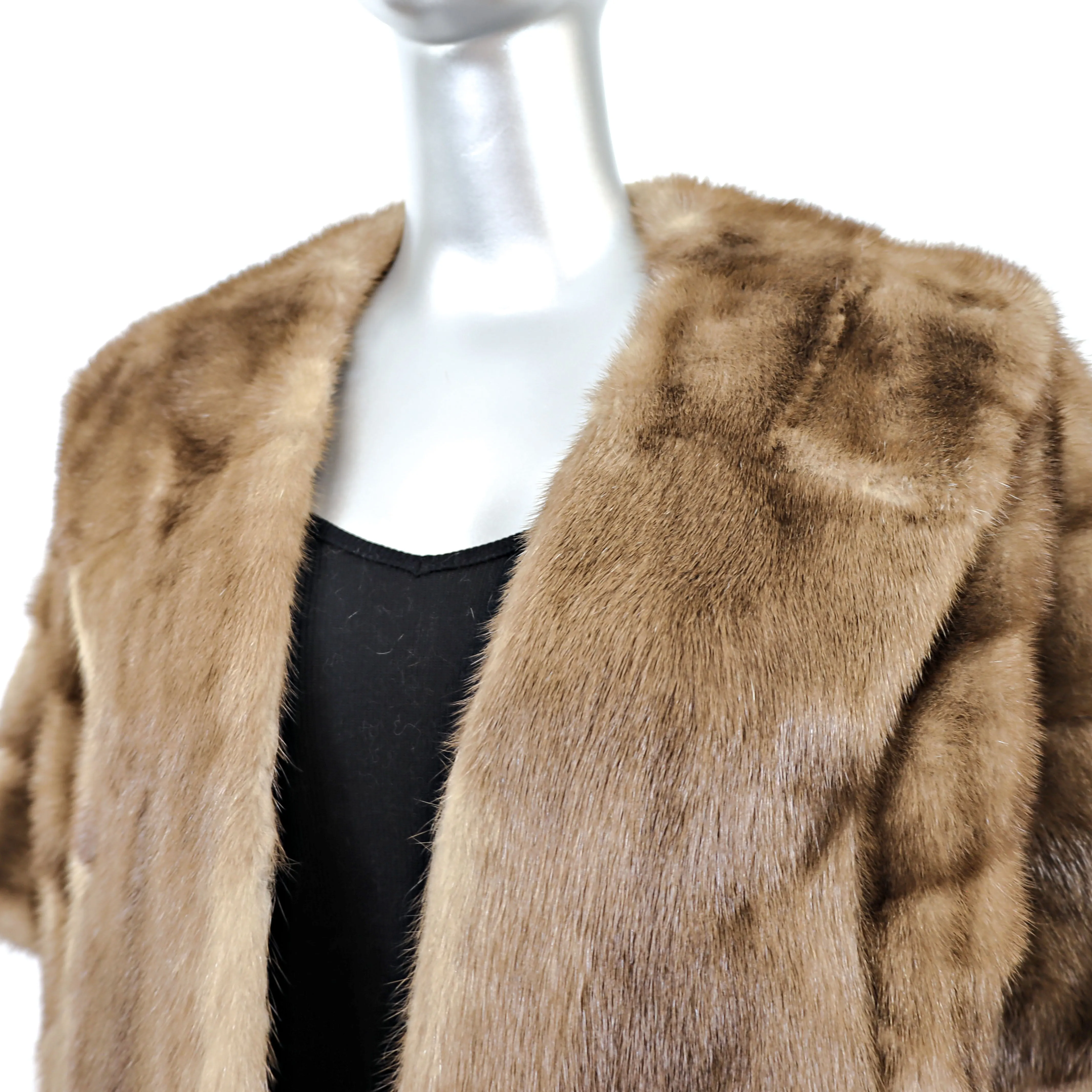 Autumn Haze Mink Stole- Size Free