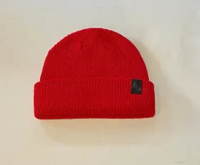 Autumn Headwear Simple Beanie -Red