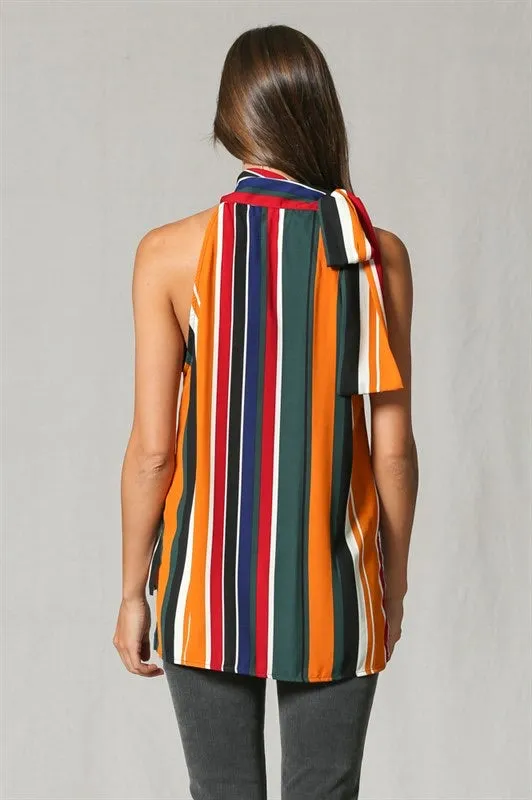 Autumn Striped Tank