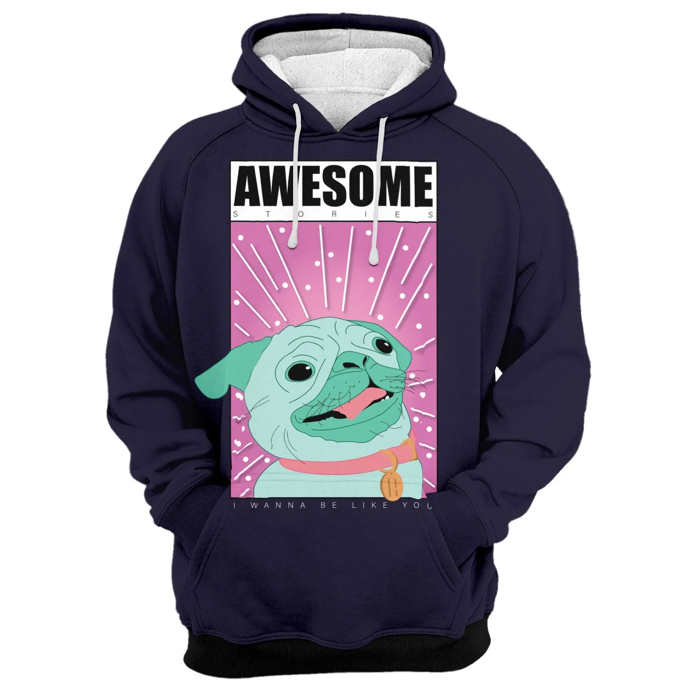 Awesome Pug Hoodie