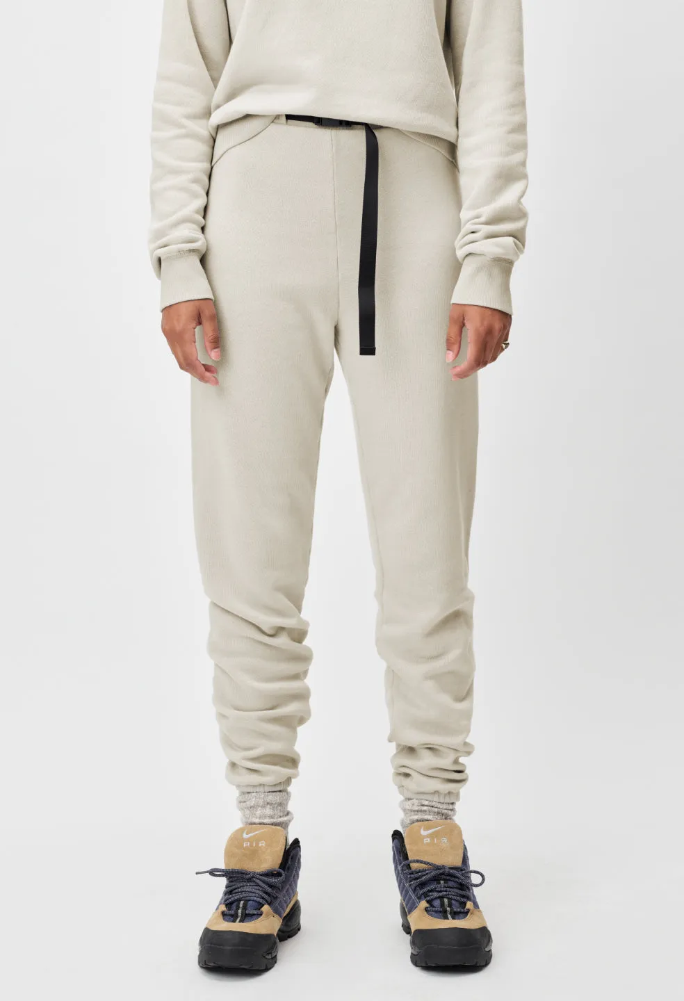 Belted Vintage Fleece Sweatpants / Pumice