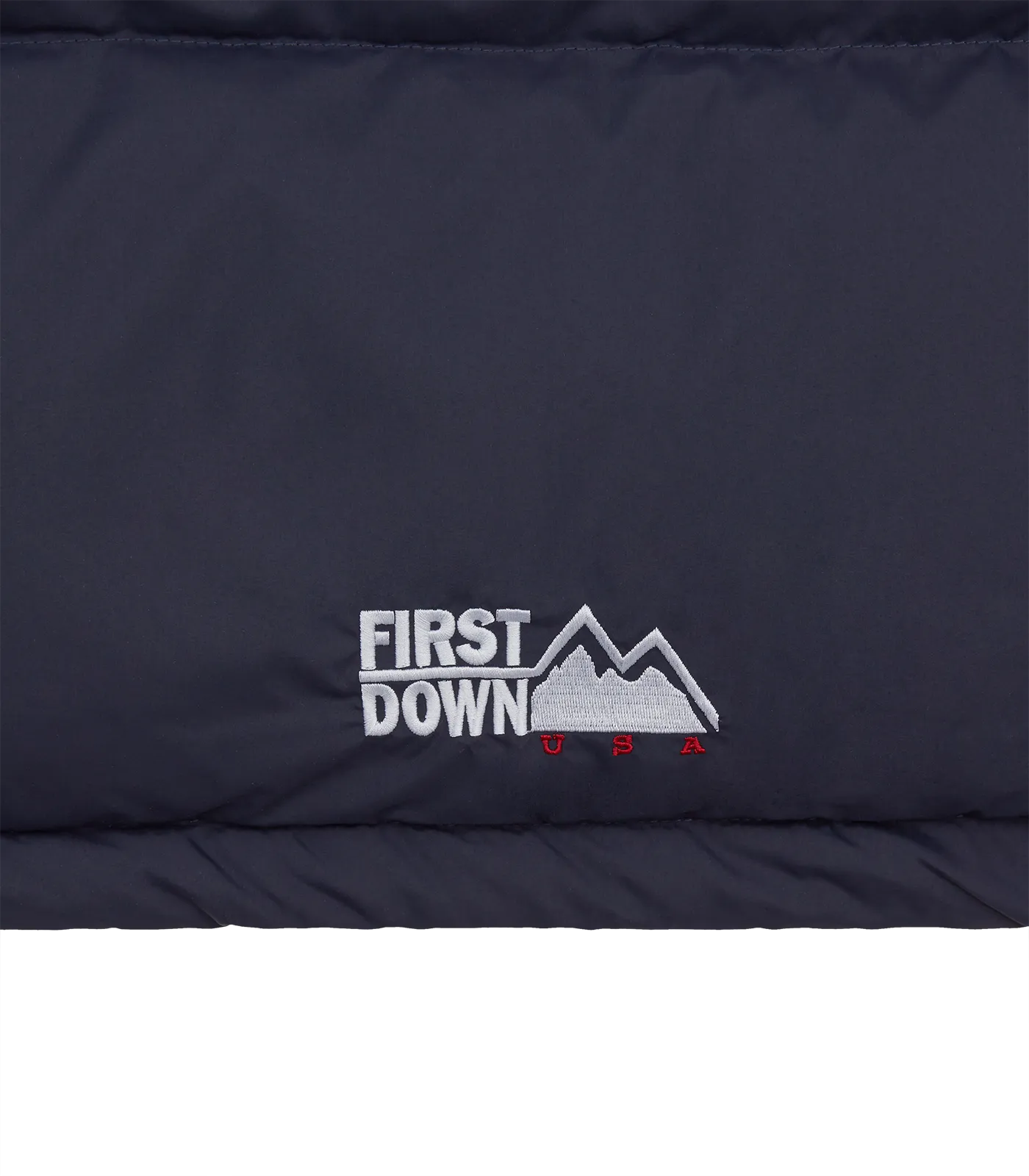 BILLIONAIRE BOYS CLUB x FIRST DOWN BUGGY DOWN JACKET - GREY/NAVY