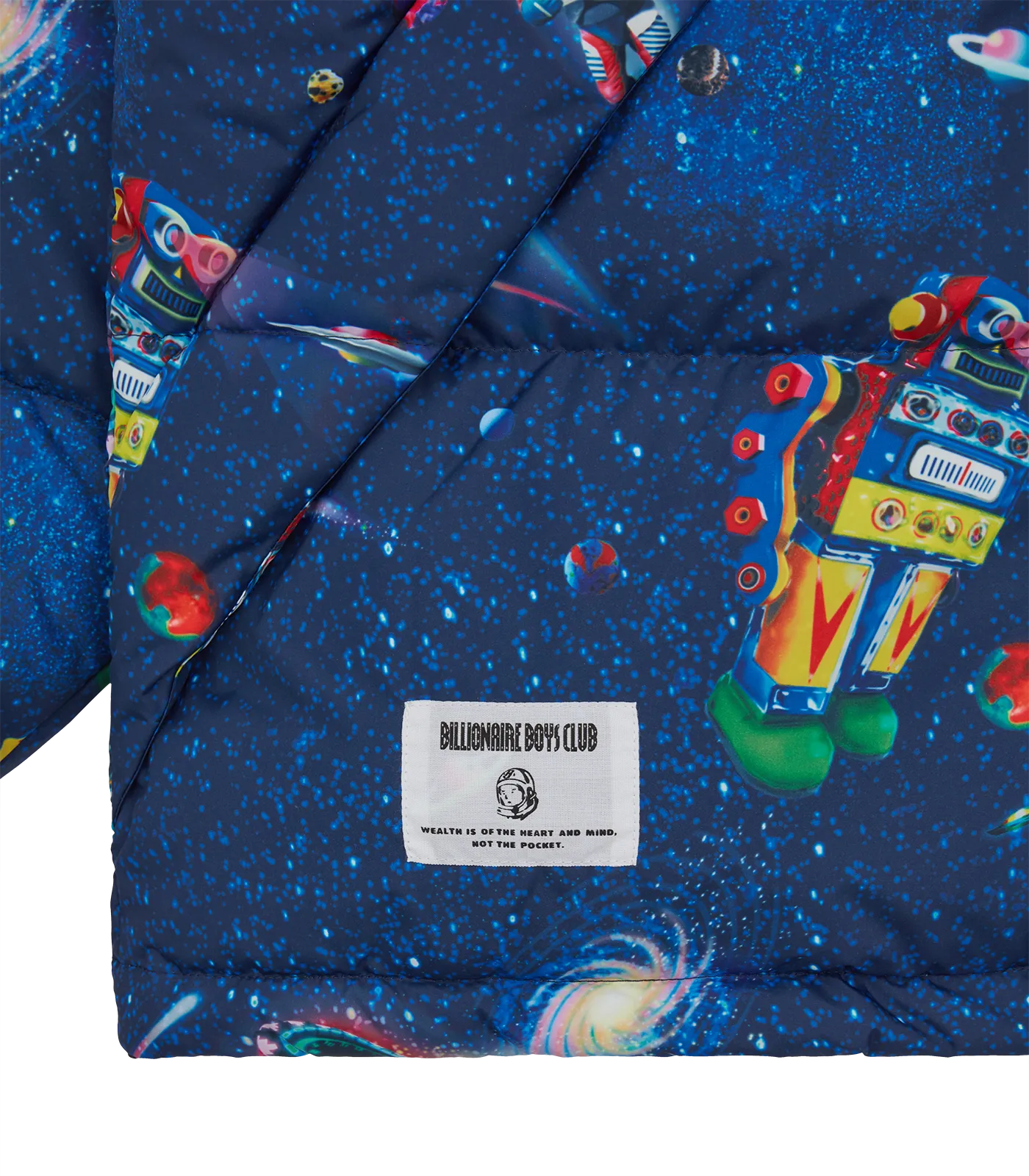 BILLIONAIRE BOYS CLUB x FIRST DOWN BUGGY DOWN JACKET - SPACE