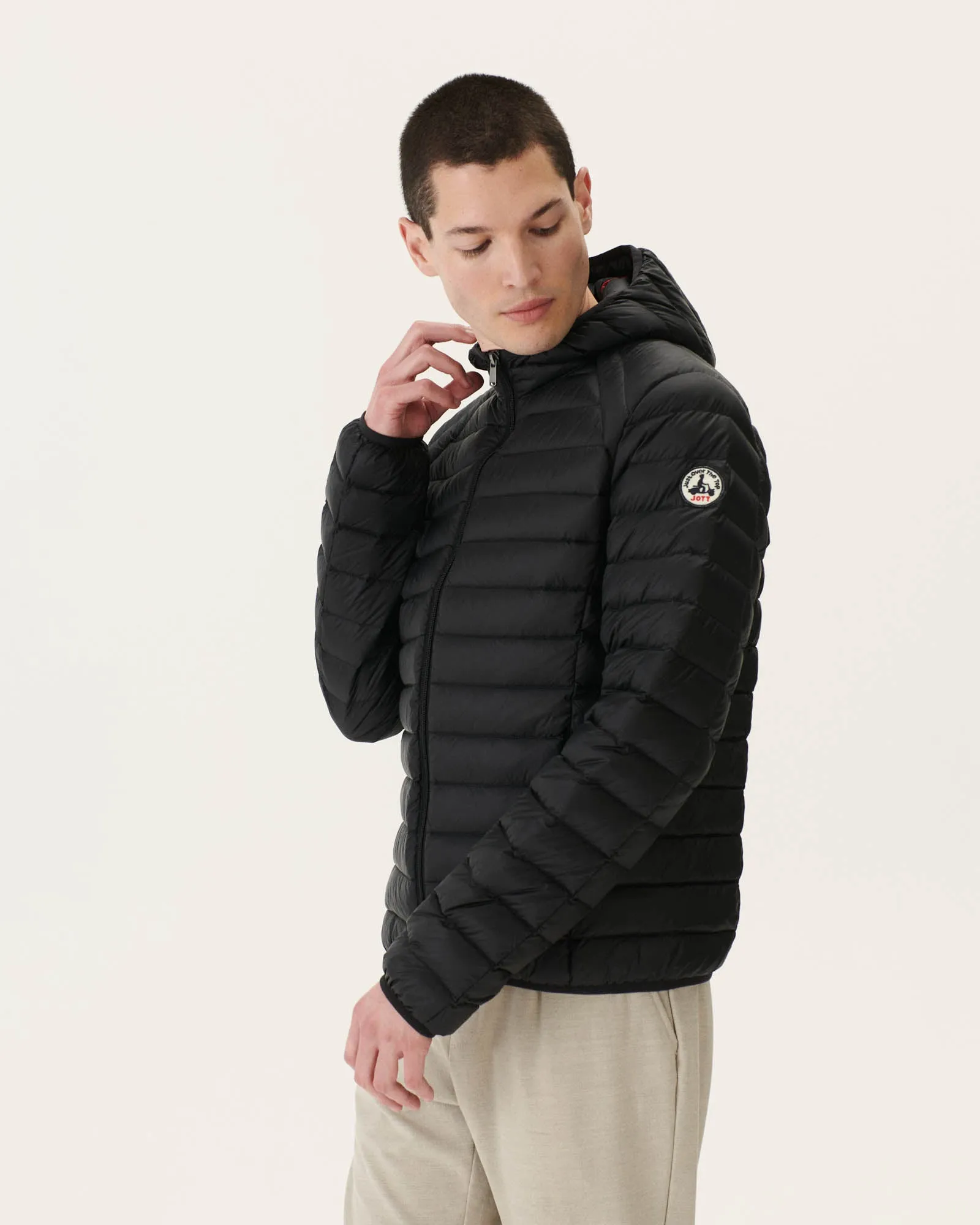 Black Lightweight down jacket Nico