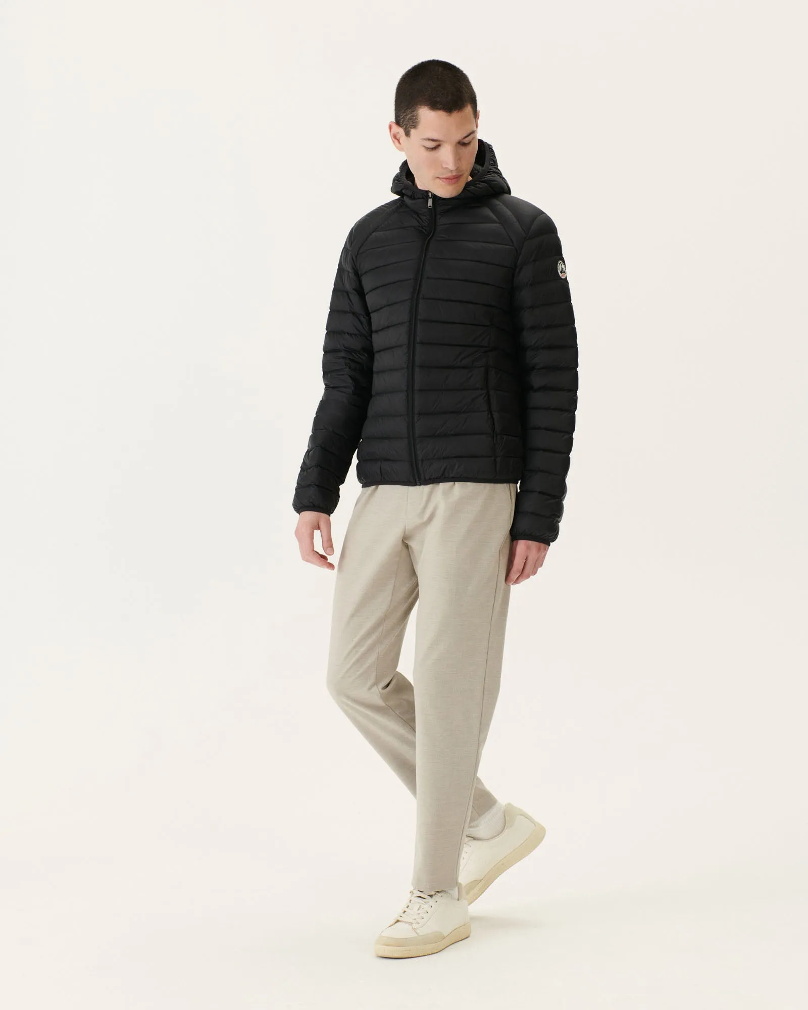 Black Lightweight down jacket Nico