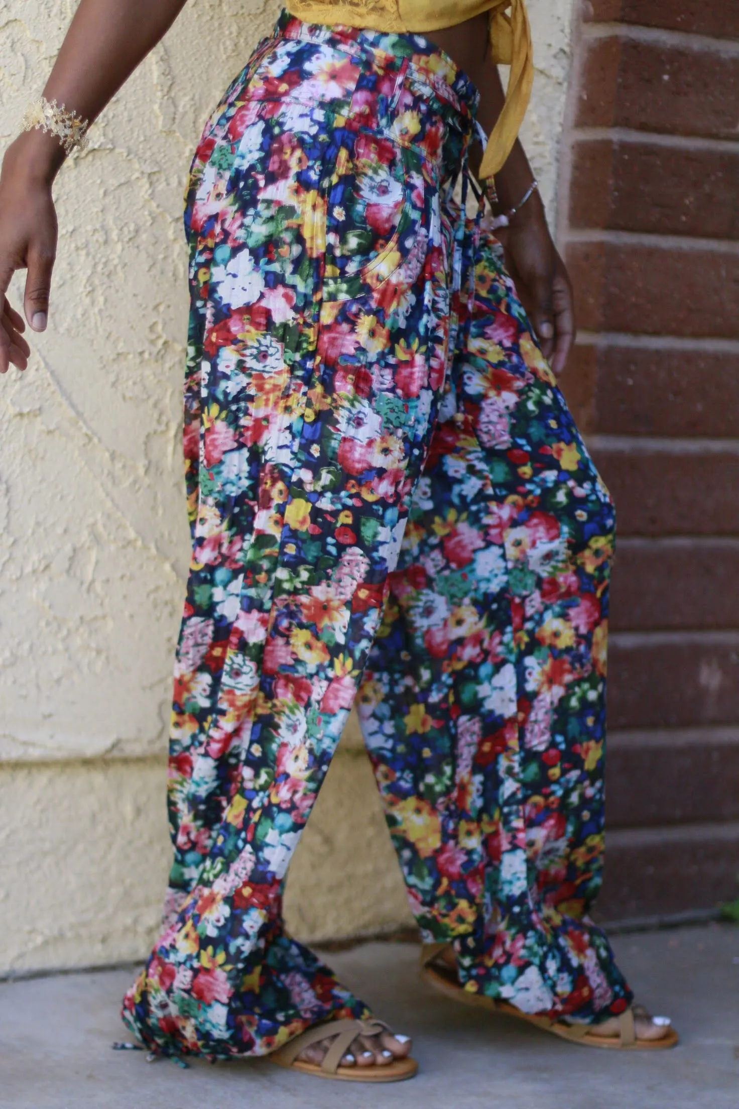 Blooming Cotton Pants