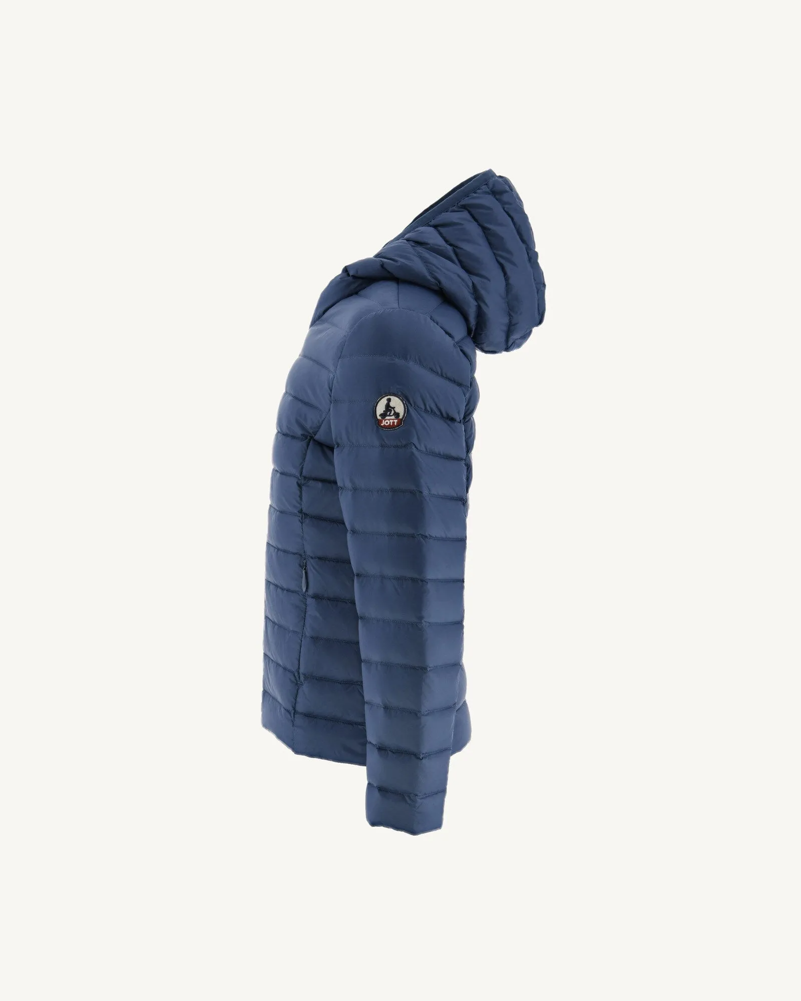 Blue jeans Hooded down jacket Carla