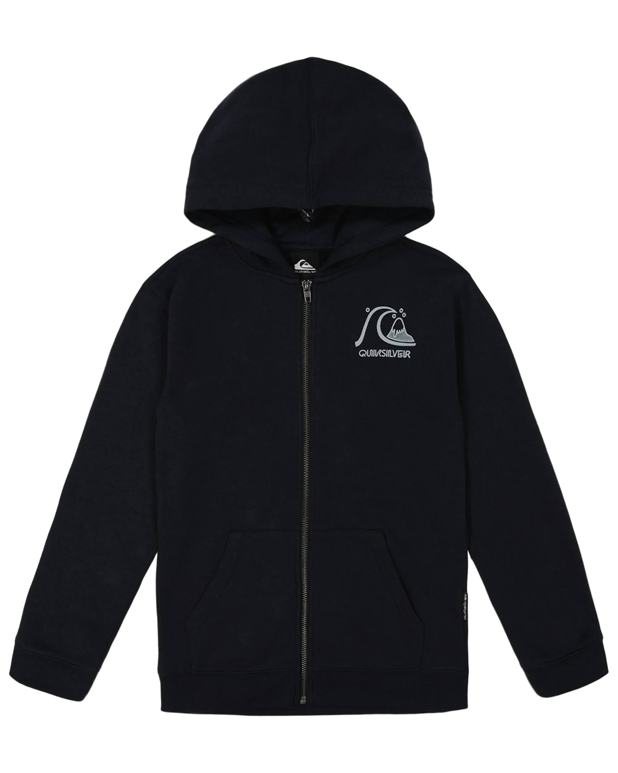 Boys 8-16 Graphic Zip Hoodie - Black