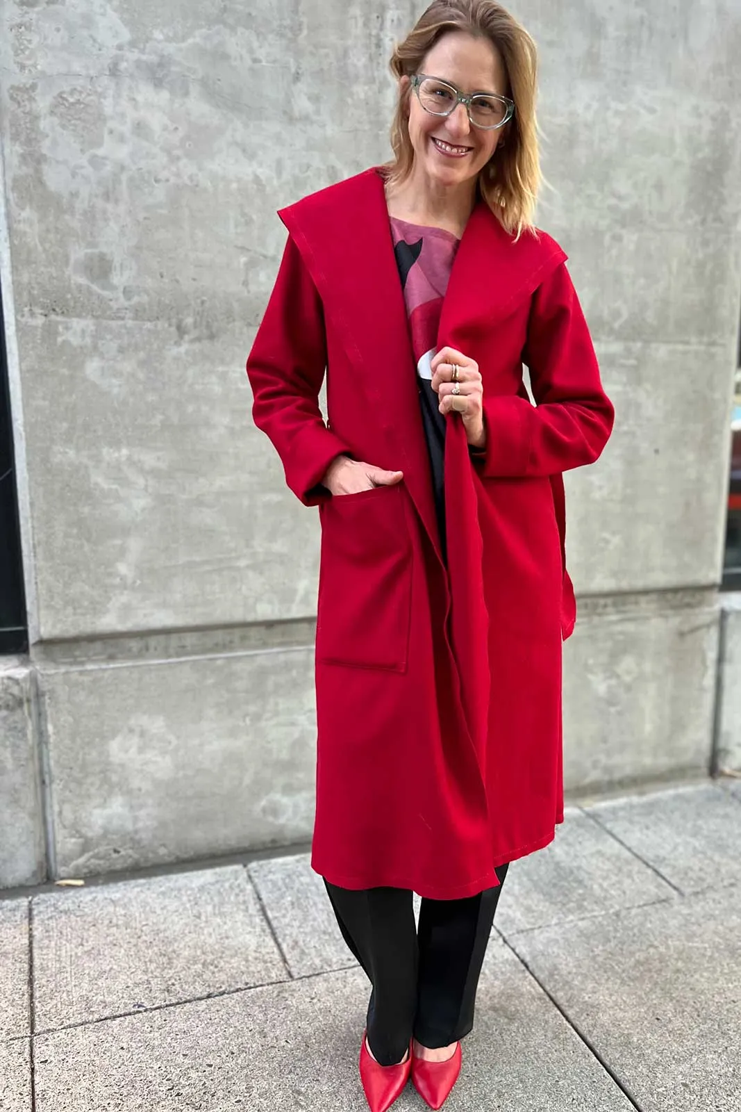 Bridget Coat - Brilliant Red