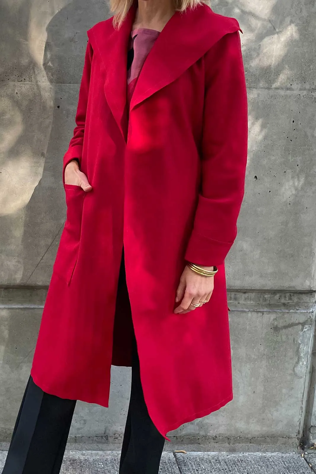 Bridget Coat - Brilliant Red