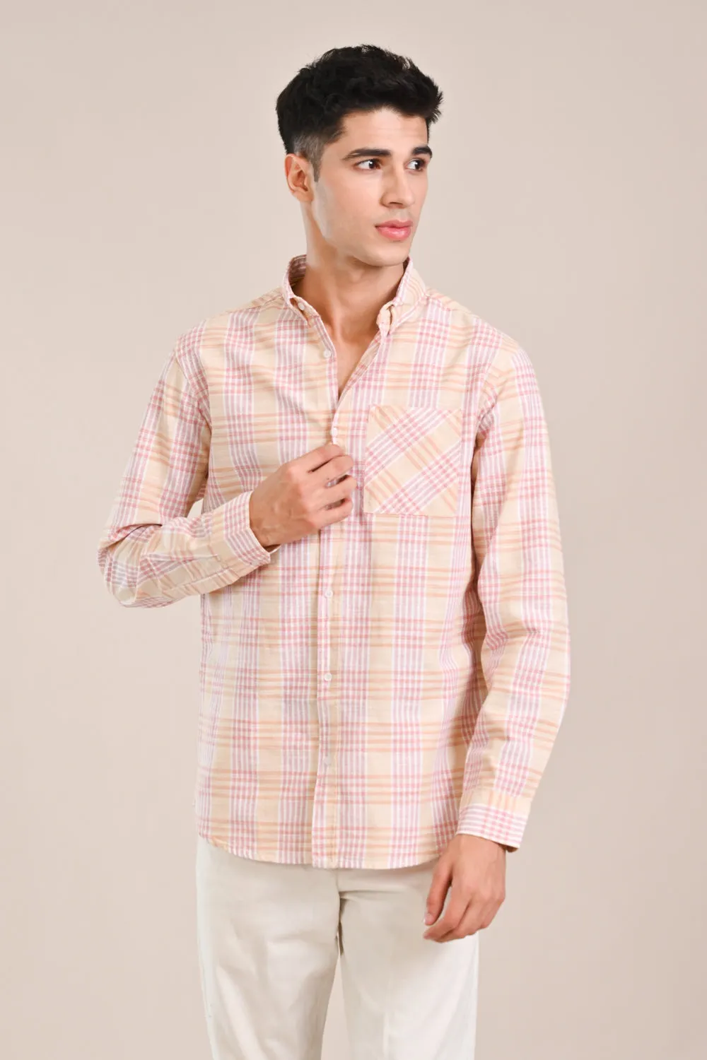 BUTTON DOWN CHECK SHIRT