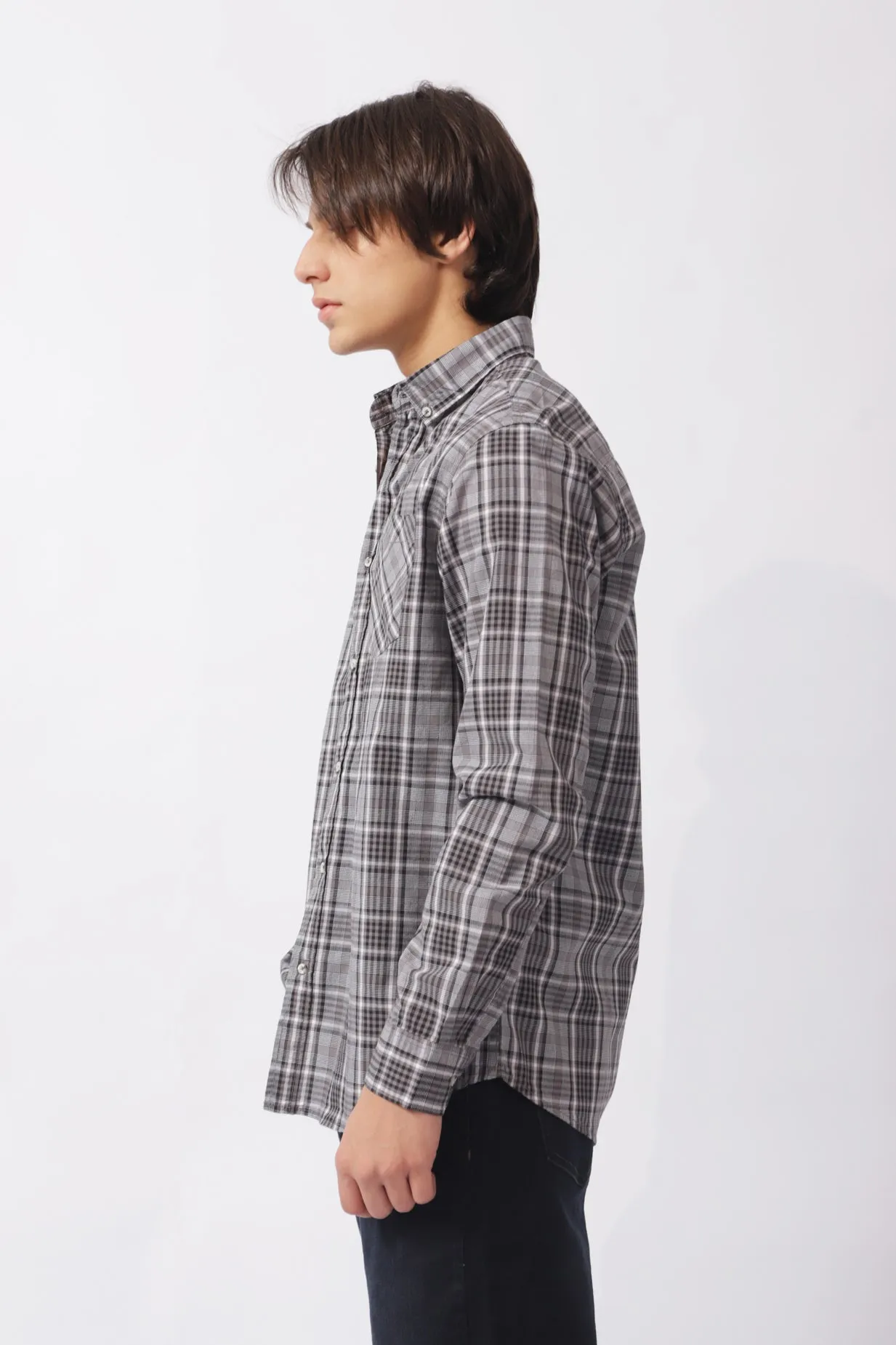 BUTTON DOWN CHECK SHIRT