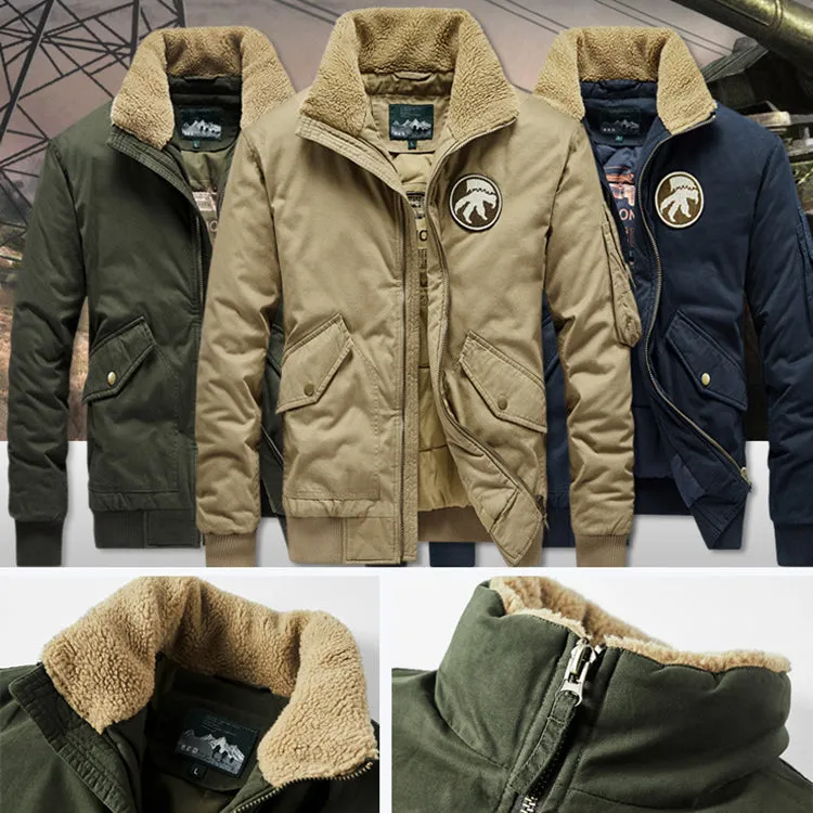 Casual Ma-1 Warm Men's Flight Jacket