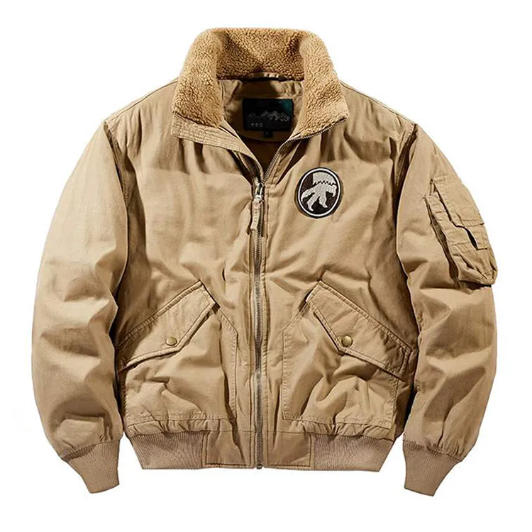 Casual Ma-1 Warm Men's Flight Jacket