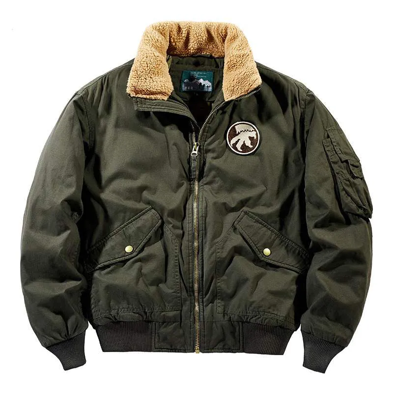 Casual Ma-1 Warm Men's Flight Jacket