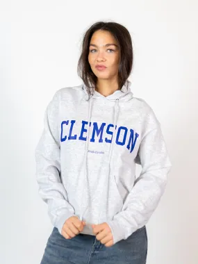 CLEMSON HOODIE - GRÅ 