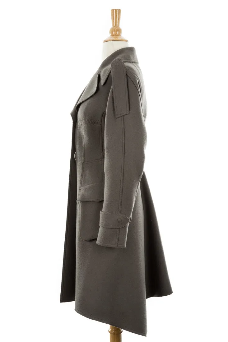 Cool Grey Wool Coat