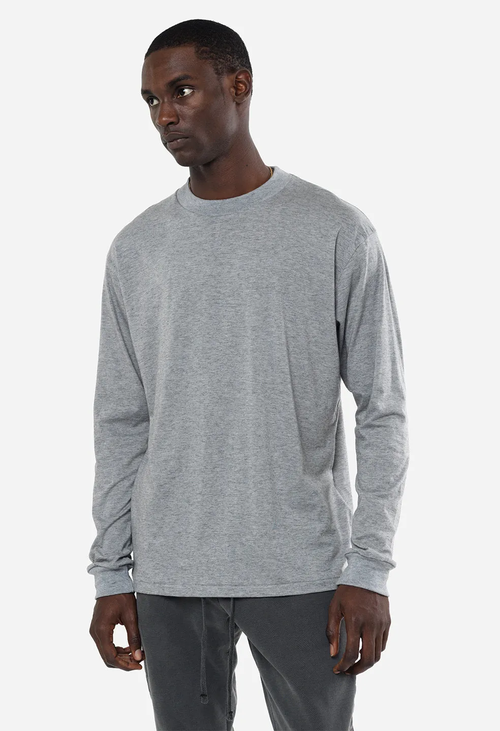 Cotton Cashmere Pullover / Grey