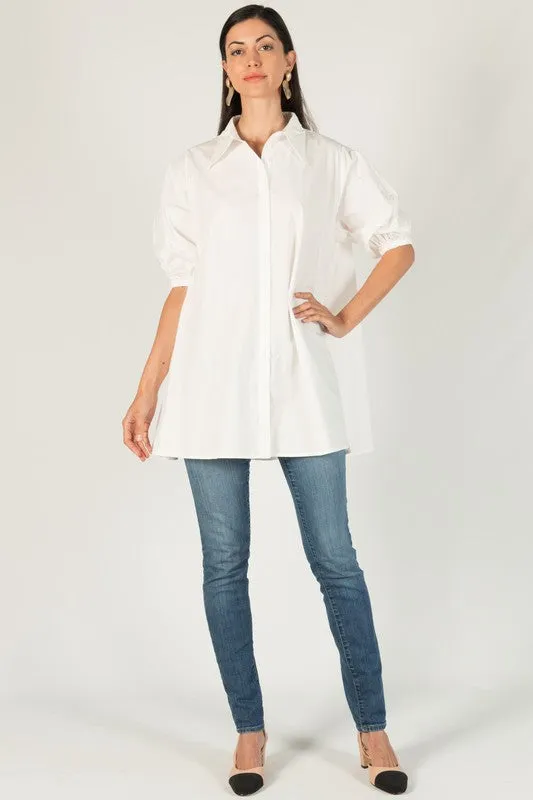 Cotton Poplin Top