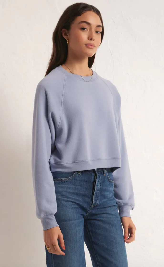 Crop Out Sweatshirt | Stormy