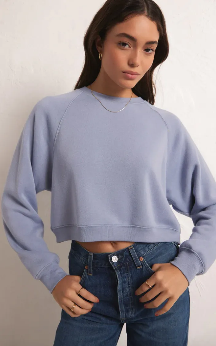 Crop Out Sweatshirt | Stormy