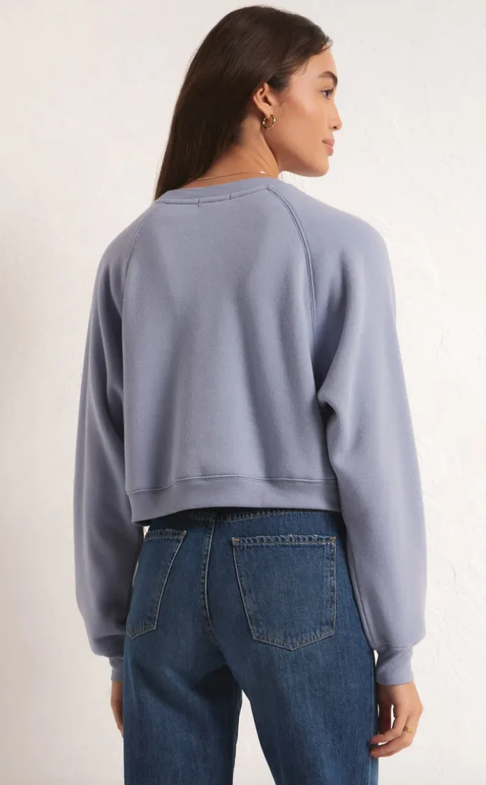 Crop Out Sweatshirt | Stormy