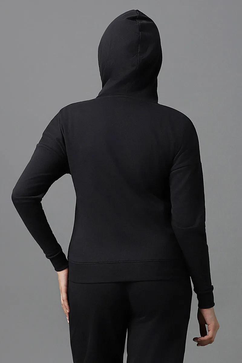 Essential Fleece Hoodie - Black