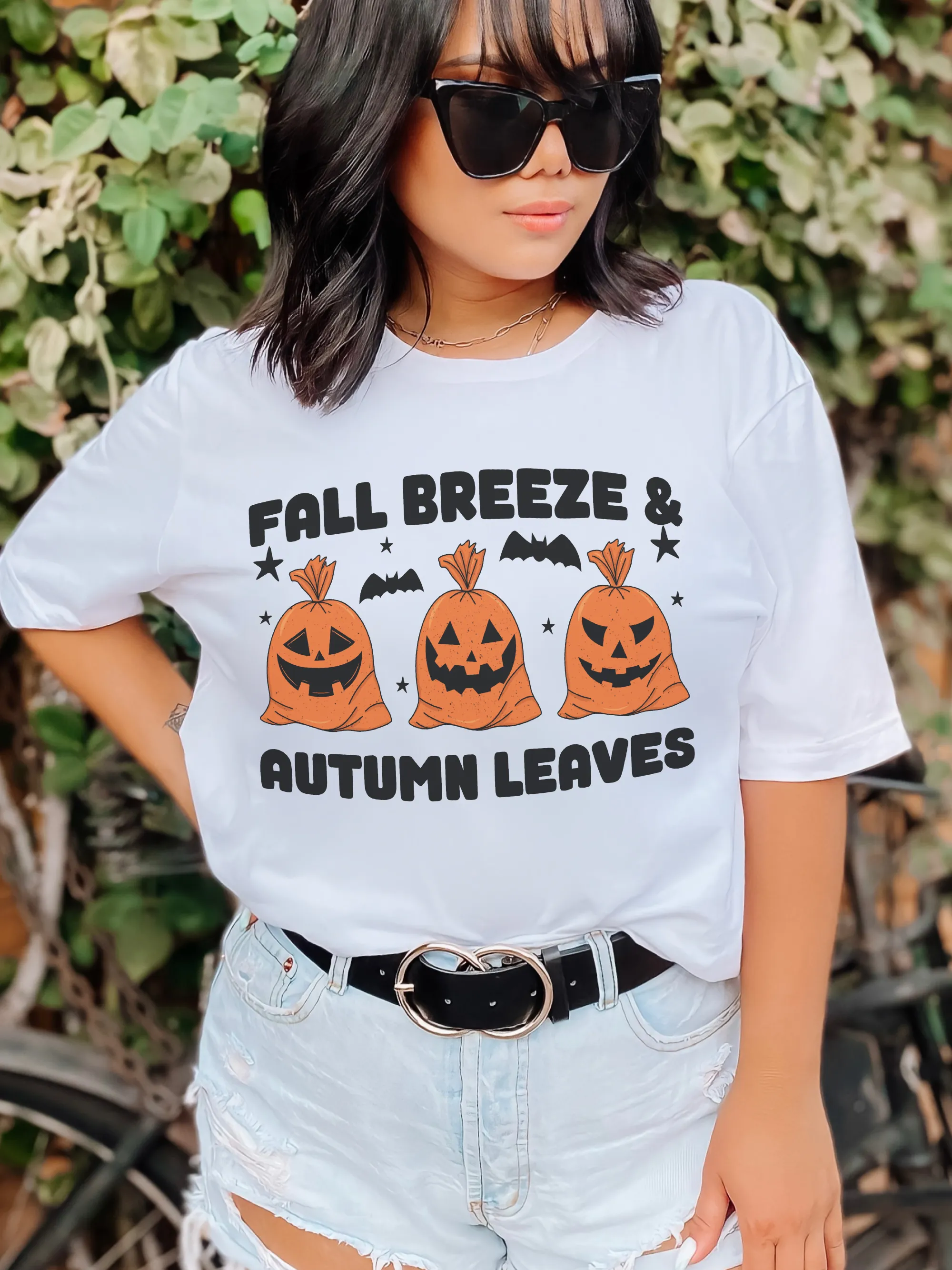 Fall Breeze And Autumn Leaves