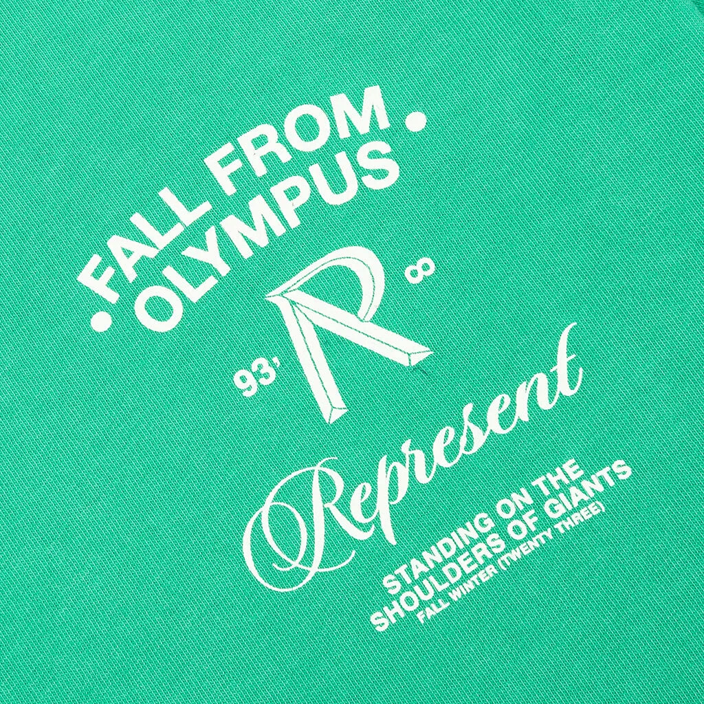 Fall From Olympus T-Shirt - Island Green