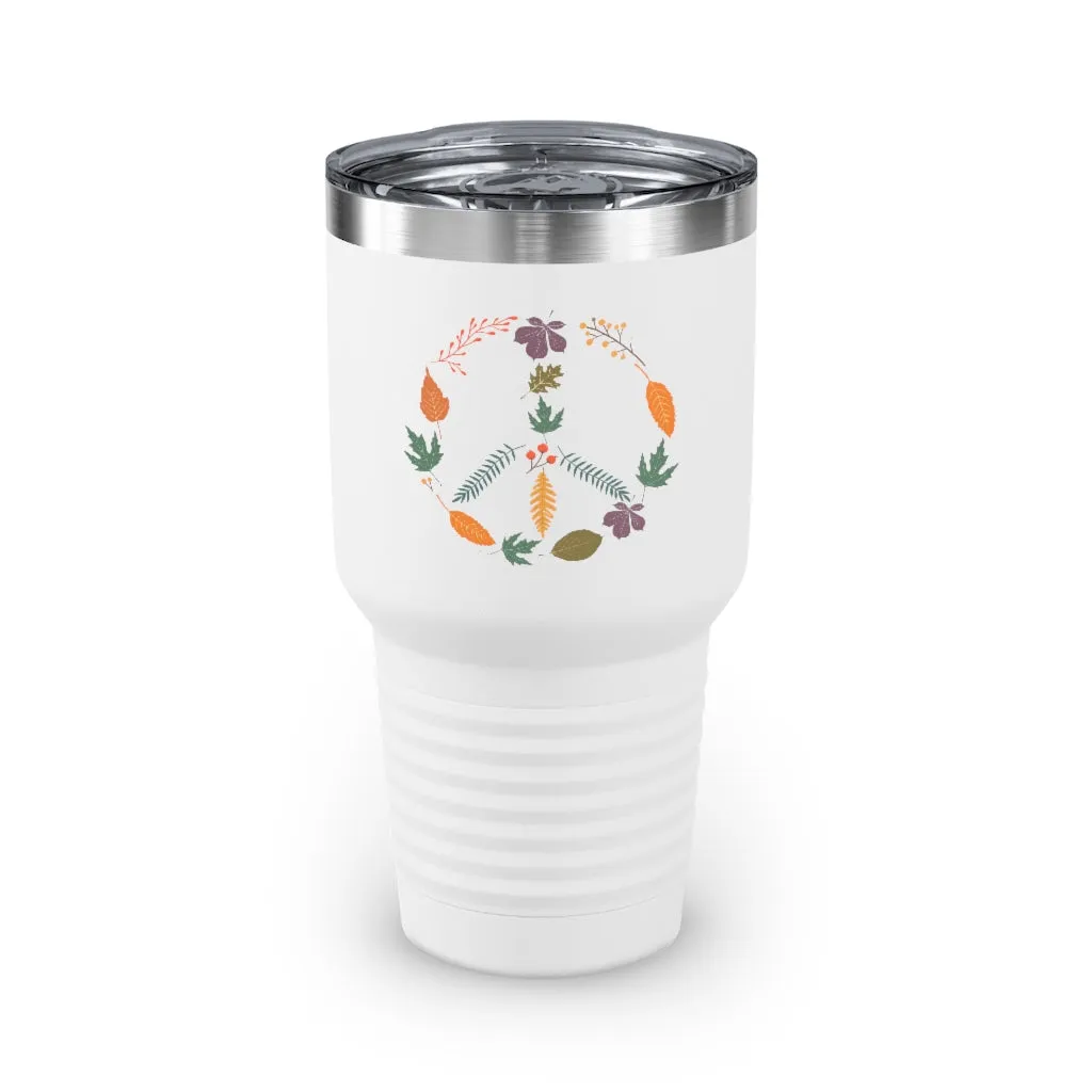 Fall Peace Sign- Tumbler, 30oz