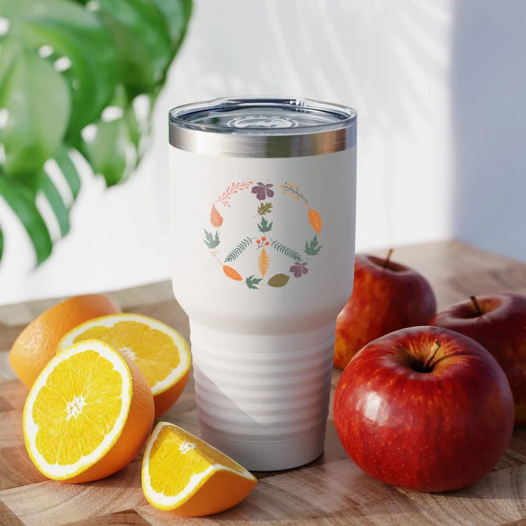 Fall Peace Sign- Tumbler, 30oz