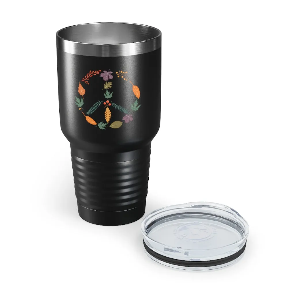 Fall Peace Sign- Tumbler, 30oz