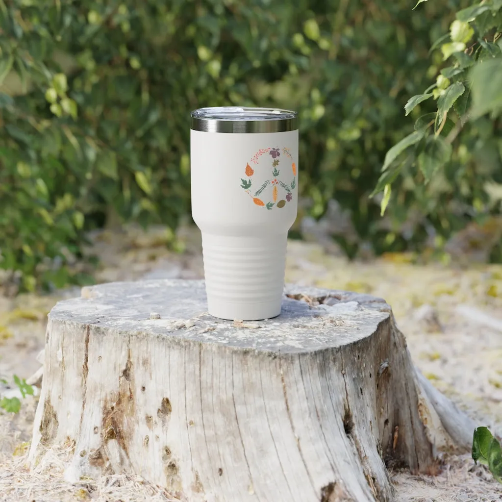 Fall Peace Sign- Tumbler, 30oz