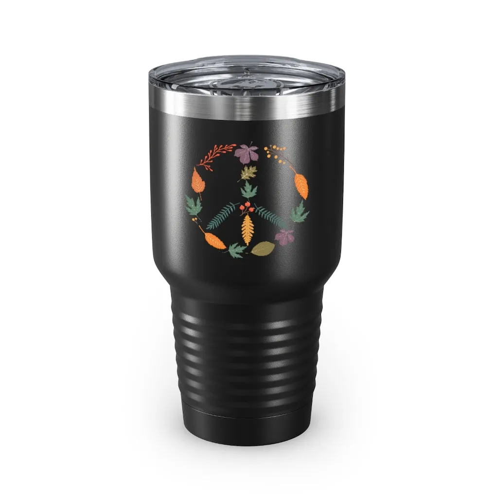 Fall Peace Sign- Tumbler, 30oz