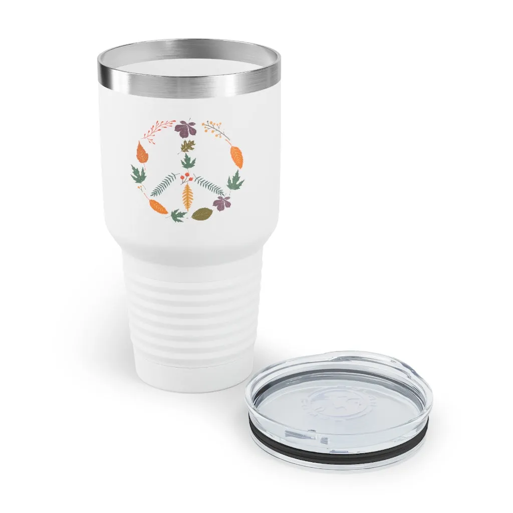 Fall Peace Sign- Tumbler, 30oz